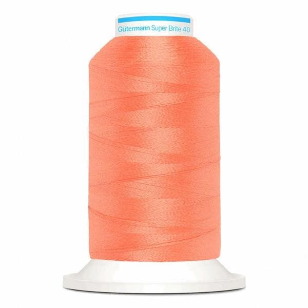 Gutermann Super Brite Polyester 40 Embroidery Thread 1000m Polyester Thread Suitable For Embroidery
