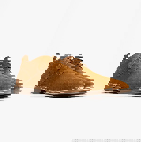 Popps JONAS Mens Suede Desert Shoes Cognac