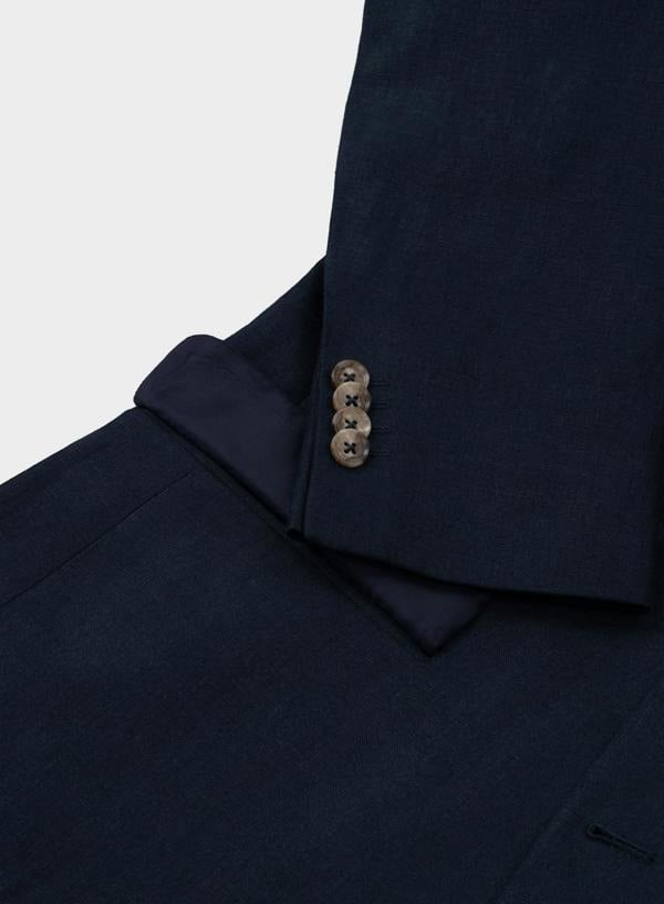 Linen Blazer - Navy