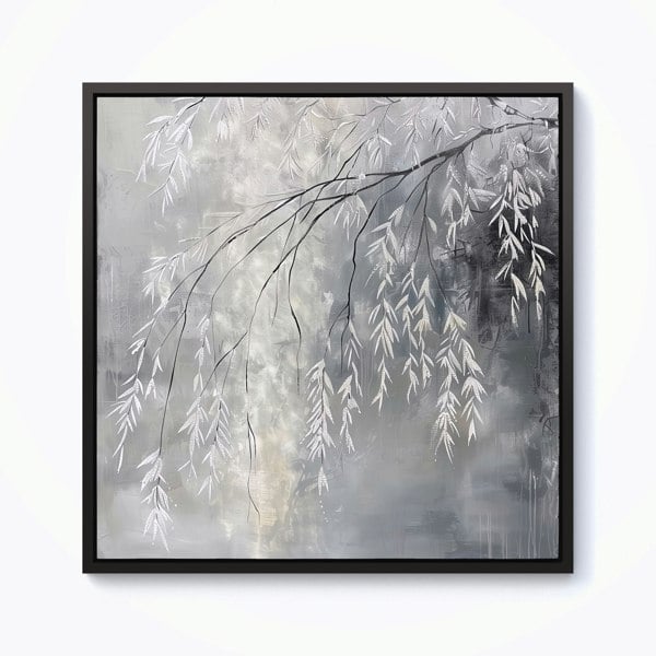 Warren Reed Wintery Tree Framed Canvas