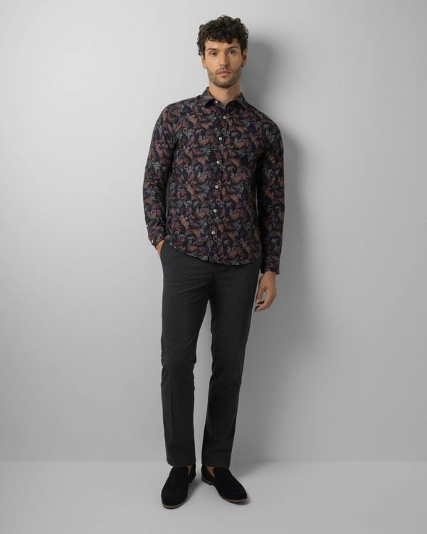 Steel & Jelly Limited Edition Seasonal Leaf Slim Fit Shirt