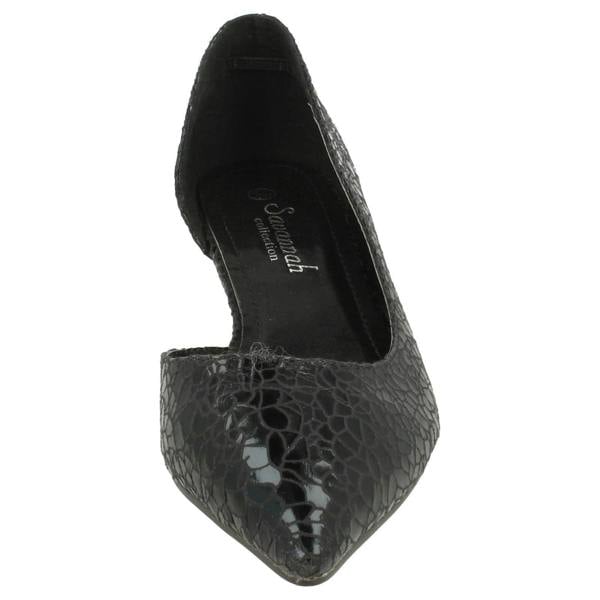 Savannah Ladies Savannah Cut Out Side Kitten Heel