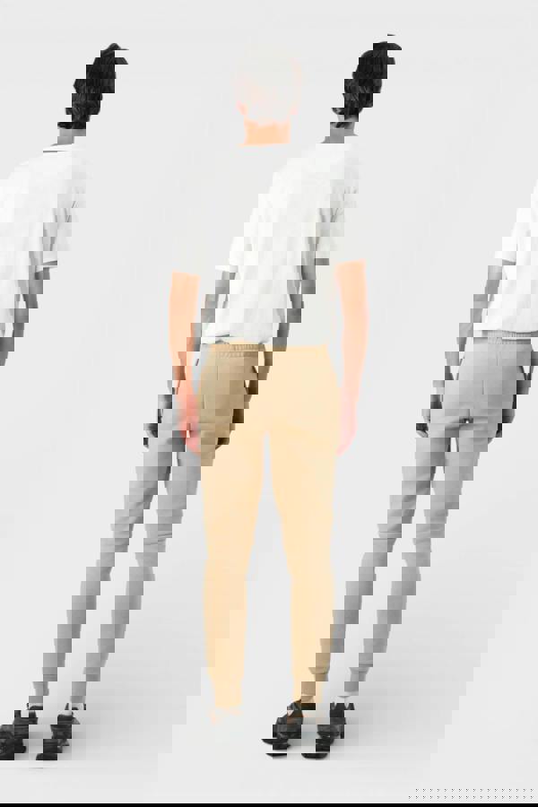 Lacoste Organic Cotton Slim Fit Joggers Beige