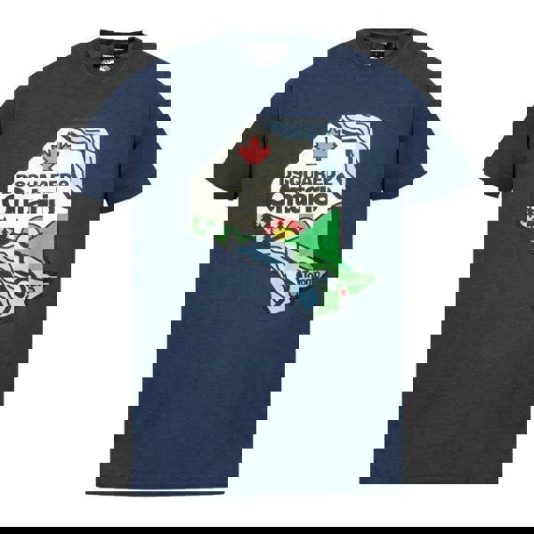 Dsquared2 Map T-Shirt Navy Blue S