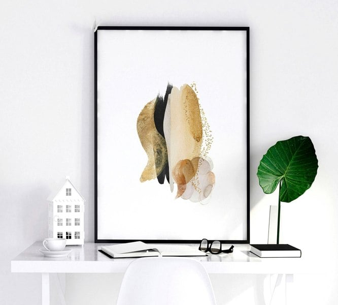 Art prints modern for bedroom | set of 3 wall art prints