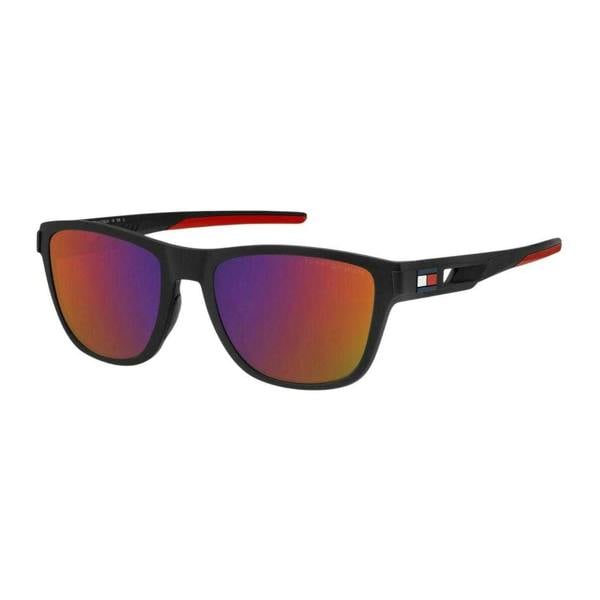 Tommy Hilfiger Mens Matte Sunglasses - Purple/Black - 