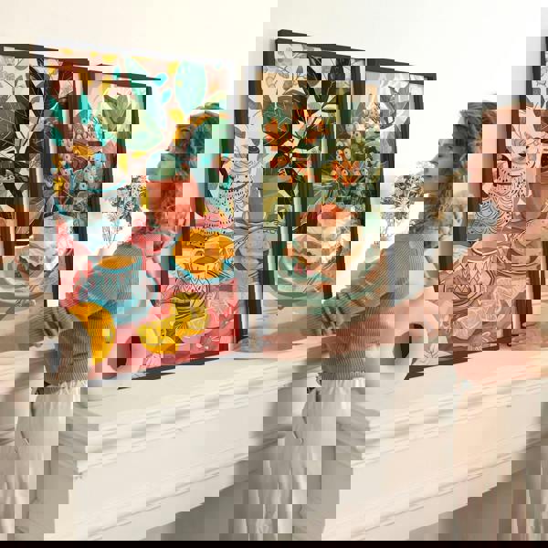 Wall Decor Ideas For Hallway | Set of 2 Italian Lifestyle Wall art Prints