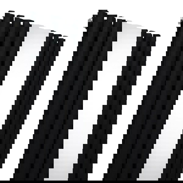 Monstershop Oval Mirror Radiator - 1800mm x 380mm - Black