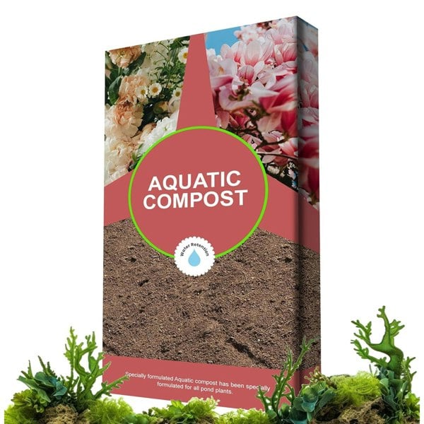 1 x 20 Litres Aquatic Compost Nutrient-Rich Feed Soil With Loam & Grit