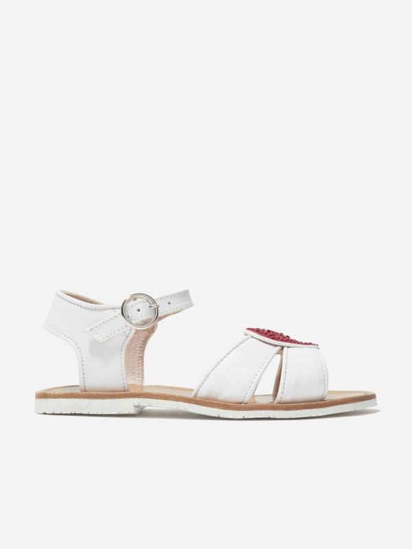 Sophia Webster Girls Amora Sandals in White