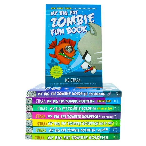 Square Fish My Big Fat Zombie Goldfish Boxed Set 8 Books Collection by Mo O'Hara