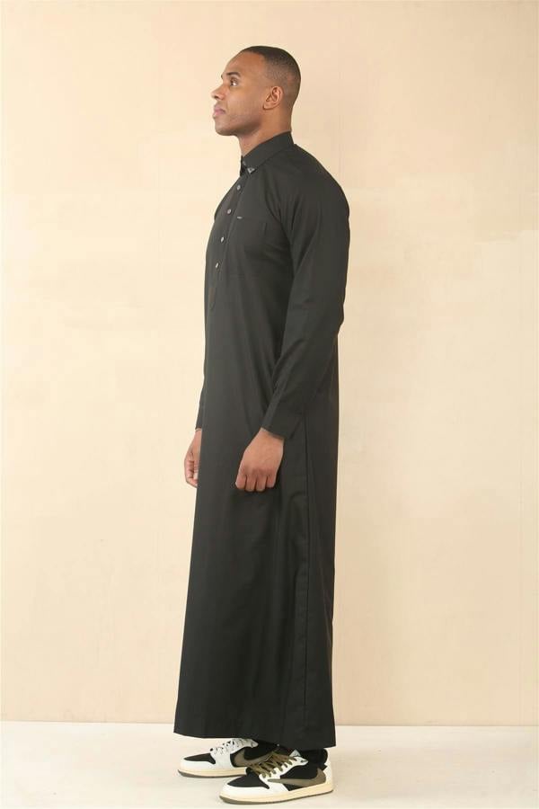 Infinity Leather Men's Thobe Arab Saudi Emirati Islamic Clothing Jubba Robe