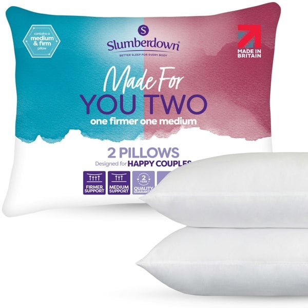 Slumberdown Made For You Two Medium / Firm Support Pillow
