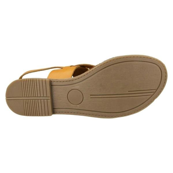 Leather Collection Ladies Leather Collection Toe Loop Sandals F00127