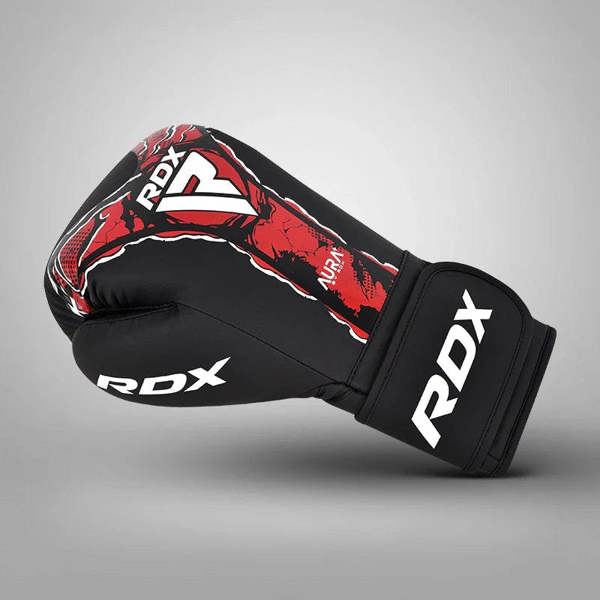 RDX Sports BOXING GLOVE NEW AURA F17 BLACK RED
