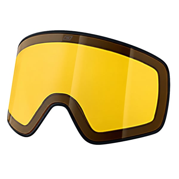 Dirty Dog MUTANT LEGACY - Matte Black with Red Fusion Mirror & Yellow Lens