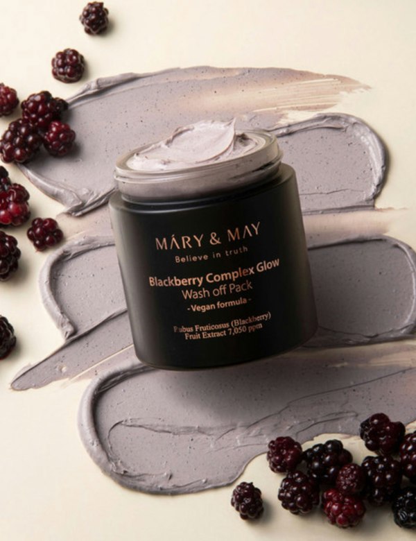 MARY & MAY Blackberry Complex Glow Wash off Pack 125g