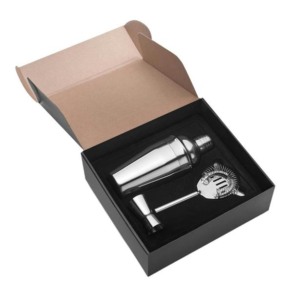 MidOcean Fizz Bar Set - Shiny Silver - 