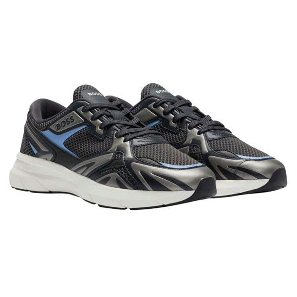 Boss Mens Owen Running Shoes - Blue - 