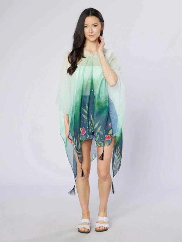 Art on Scarves The Ultimate Accessory - Wildflowers