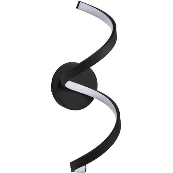 Non Automatic Outdoor LED Wall Light - Textured Black & White Diffuser