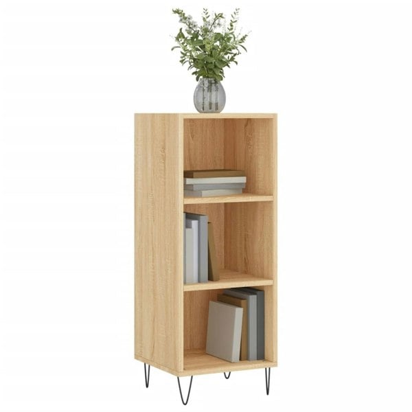 Berkfield Sideboard Sonoma Oak 34.5x32.5x90 cm Engineered Wood
