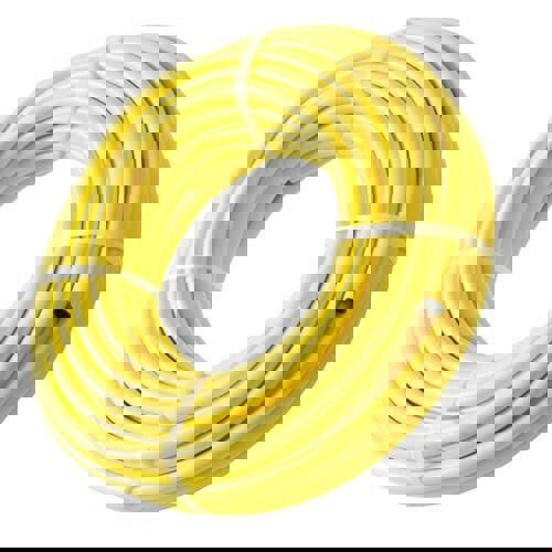 30m / 100ft Reinforced PVC Water Hose Pipe Reel Heavy Duty Flexible Extra Thick Loops