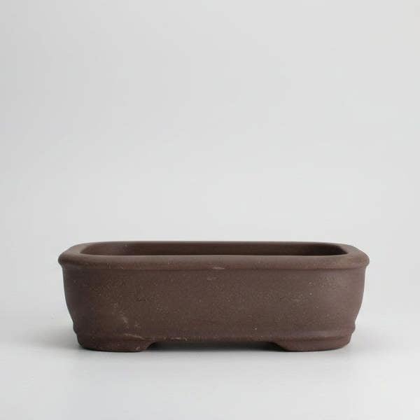 Unglazed Bonsai Pot Rectangle | 26cm x 20cm x 7cm | YB1126 - Yorkshire Bonsai