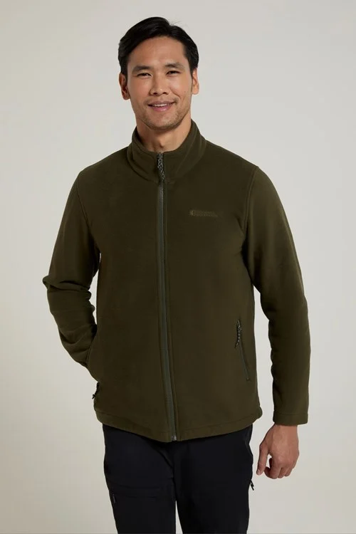 Mountain Warehouse Mens District Extreme 3 in 1 Waterproof Jacket - Khaki Green