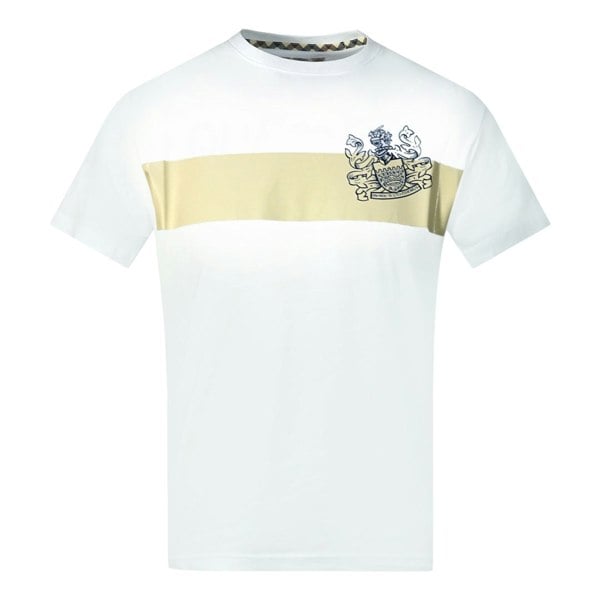 Aquascutum Block Aldis Logo T-Shirt - White