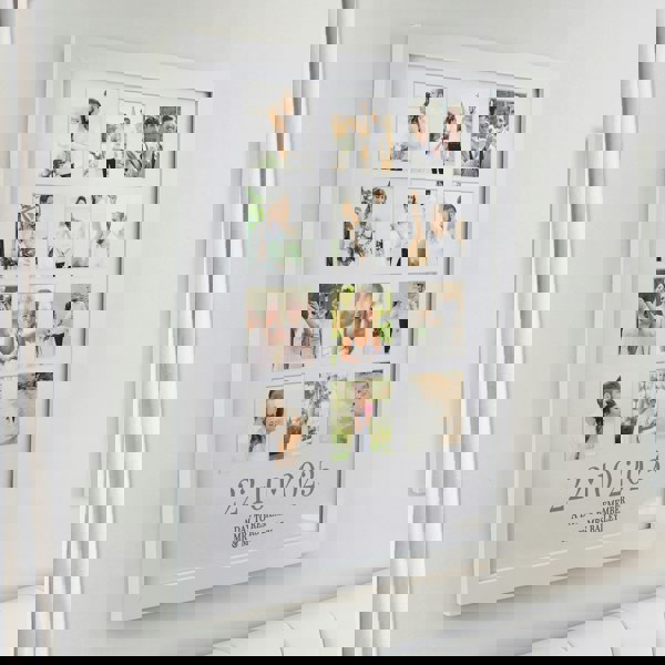 Personalised Memento Company Personalised Special Date White Multi Photo Frame