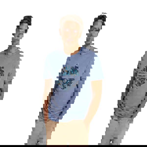 Animal Mens Jacob Organic T-Shirt - Blue