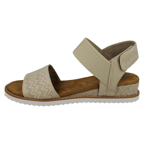 Skechers Ladies Skechers Low Wedge Sandals Desert Kiss 31440