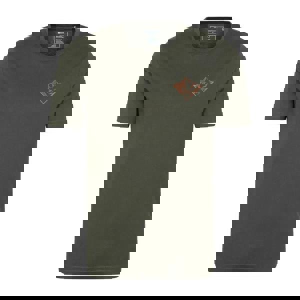 Mountain Warehouse Mens 3 Peaks Cotton T-Shirt - Green