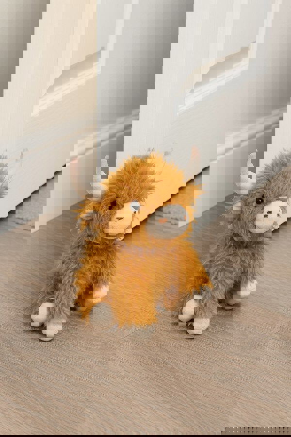 Country Club Highland Cow Soft Fleece Door Stop