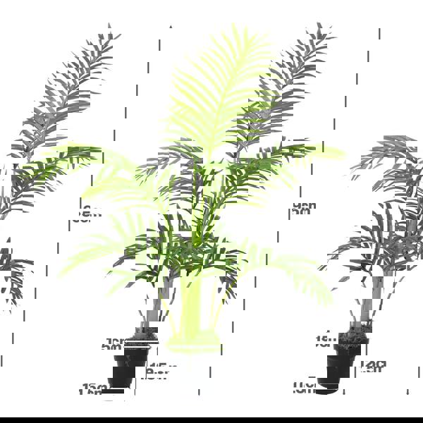 Levede Artificial Tree Fake Plant Indoor Home Office Decor Realistic Faux Tree