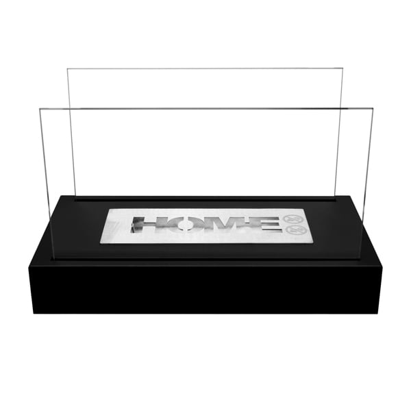 BIOFireplacesGMT Freestanding Bio Fireplace Home Black Matt Ventless