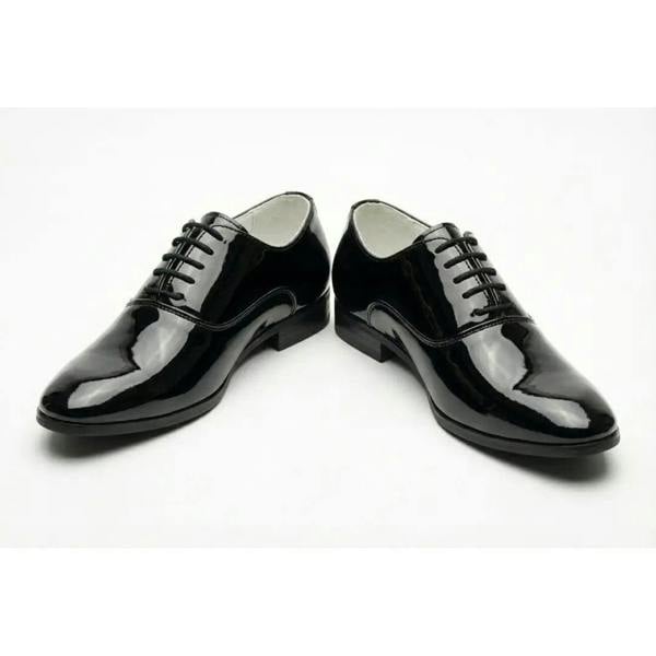 Dolcetto Men’s Formal Patent PU Leather Oxford Shoes