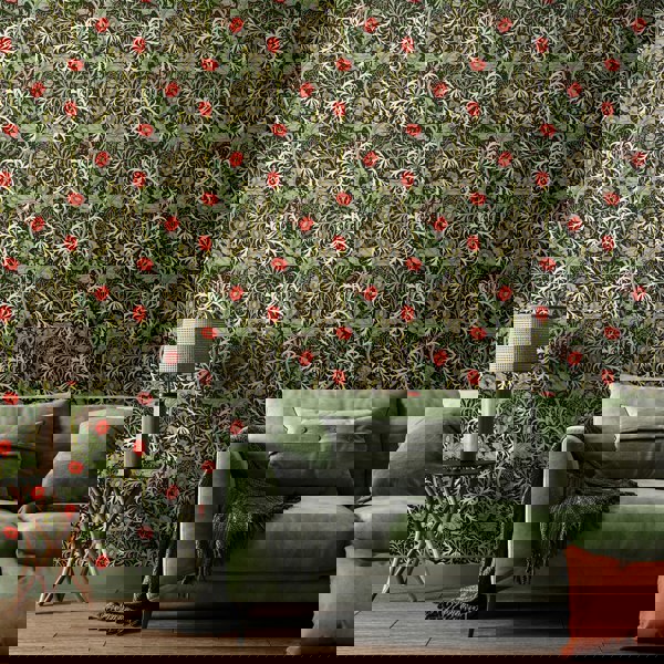 Hoopla Walls Seaweed Garden - Slate Mix 10m Wallpaper