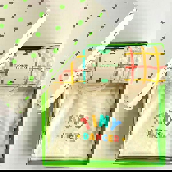 The Bonnie Mob Dancer & Ditto Set - Baby Bodysuit & Muslin Swaddle Blanket in Gift Box