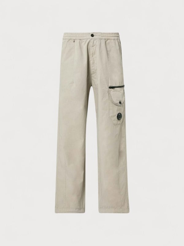 C.P Company Lens Cotton Cargo Pants Beige - Mens