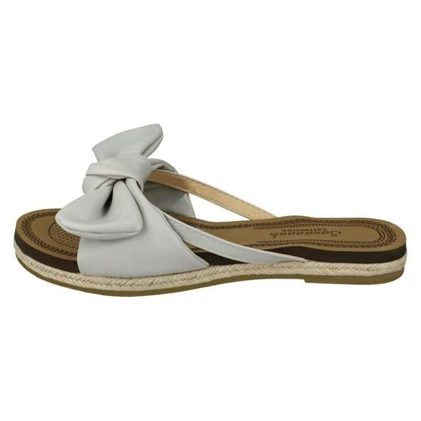 Savannah Ladies Savannah Flat Rope Edged Mules