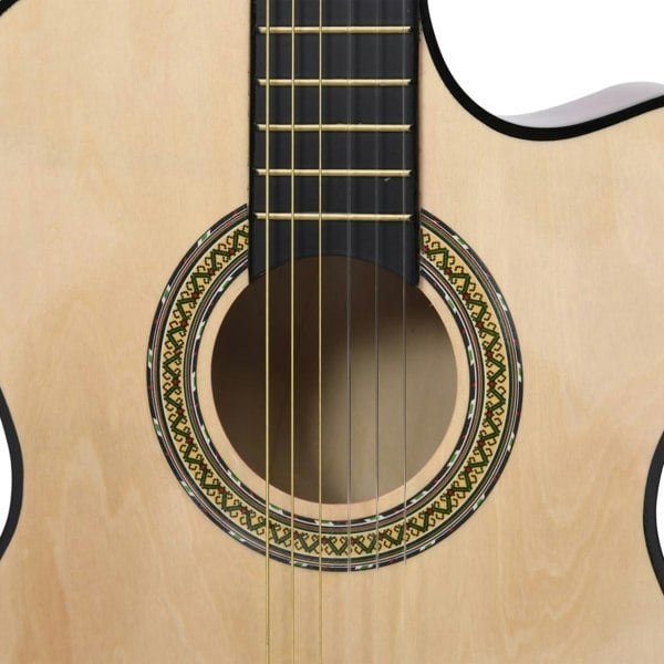 Berkfield Western Classical Cutaway Guitar with Equalizer and 6 Strings