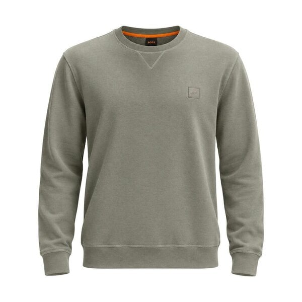 BOSS Reg Fit Westart Sweatshirt Open Grey