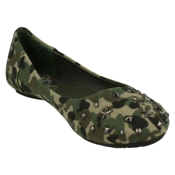 Spot On Girls Spot On Studded Ballerina Flats