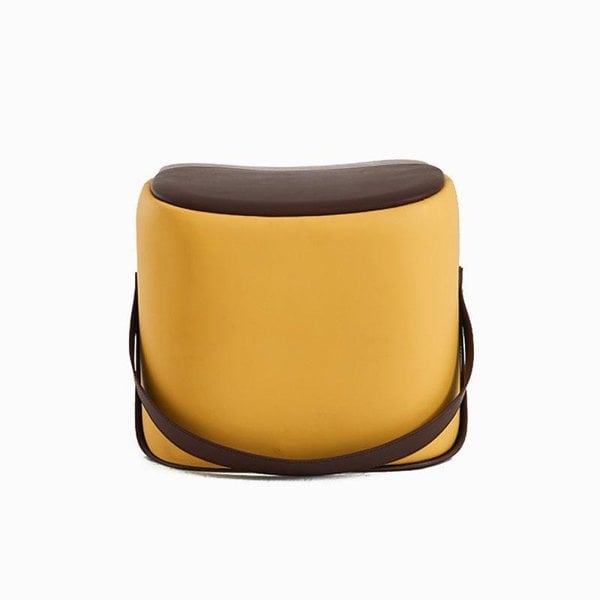 G120 Mini Saddle Footstool-Weilai-Yellow-Weilai Concept