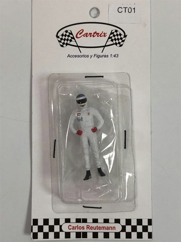 carlos reutemann brabham 1:43 scale racing figure cartrix ct01