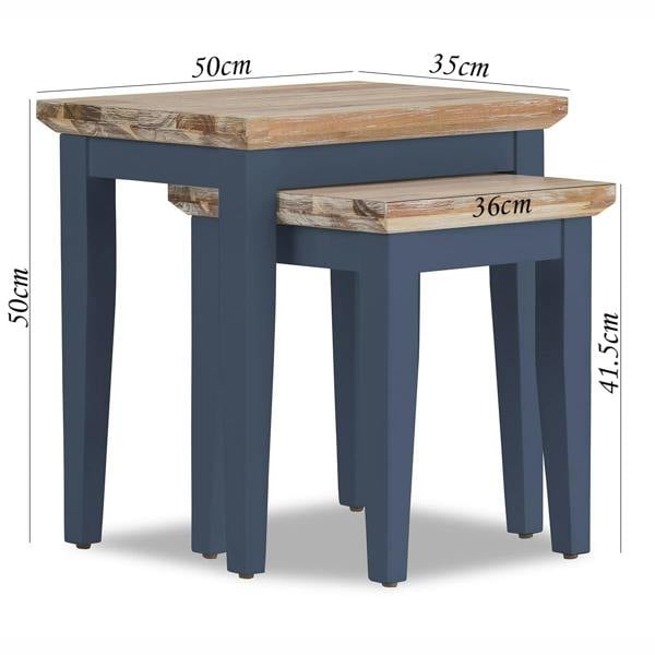 Statement Furniture Florence Nest of Tables 2 Side Lamp Tables