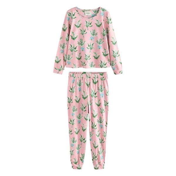 Cath Kidston Womens/Ladies Lily-of-the-Valley Cotton Long Pyjama Set - Pink - 