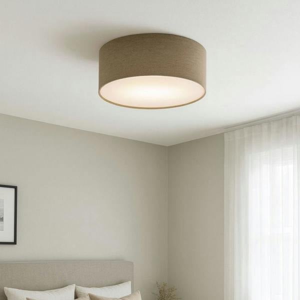 Pagazzi Lighting Averis Natural Flush Ceiling Light